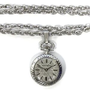 Caravelle Silver Necklace with Pendant